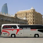 Baku Airport Express going to the city center