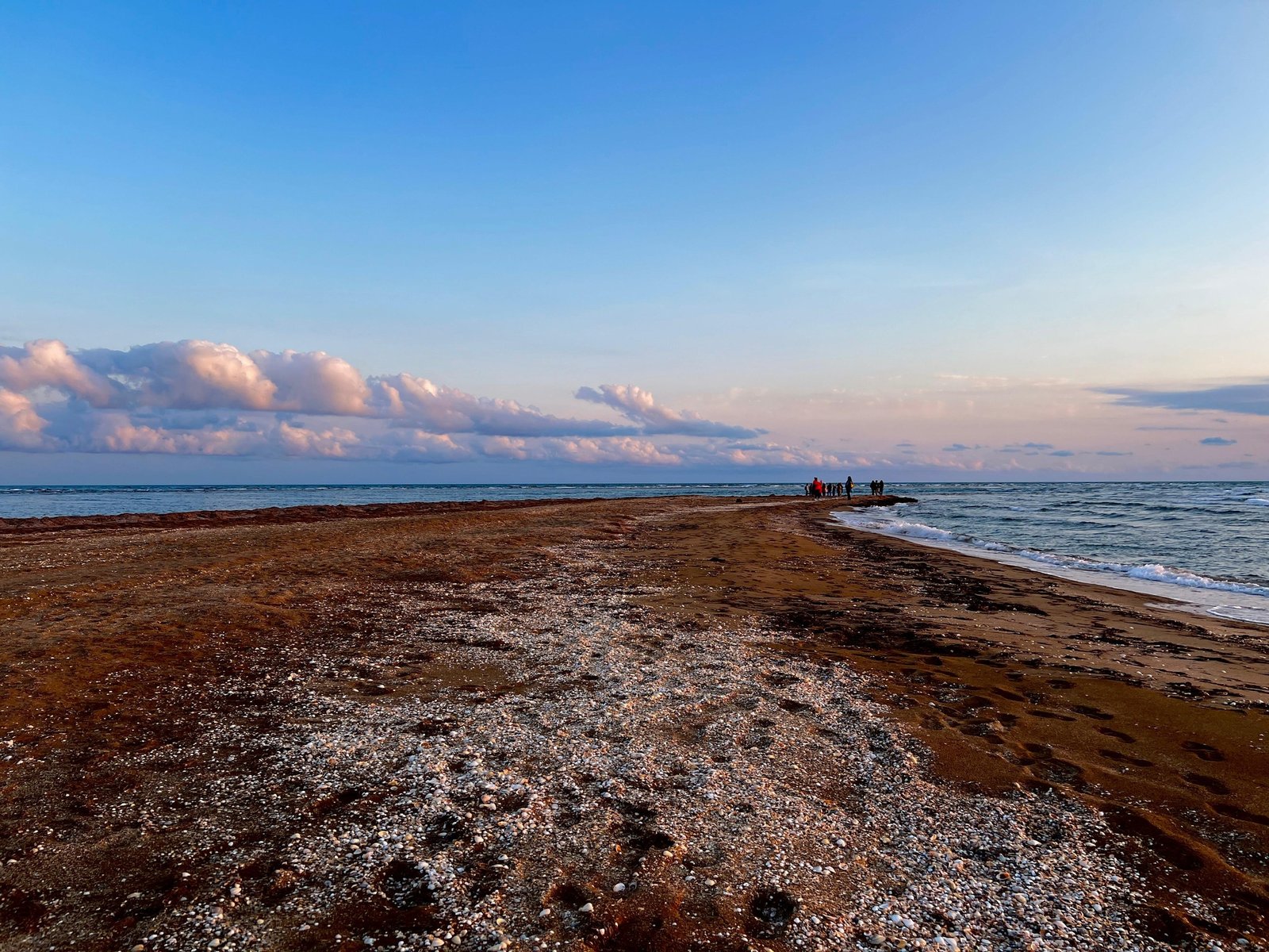 Shahdili Spit in Absheron National Park, Azerbaijan